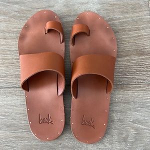 Beek Women’s Tan Sandals Size 10